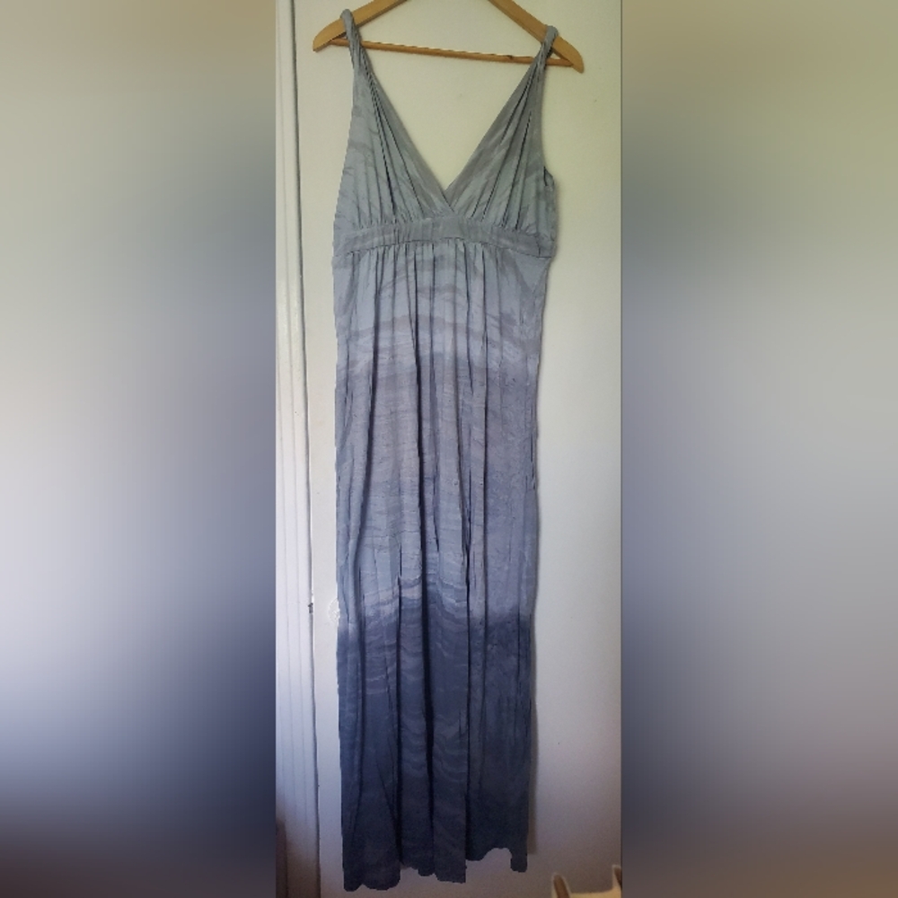 Gypsy 05 Blue/grey Ombre Maxi Dress